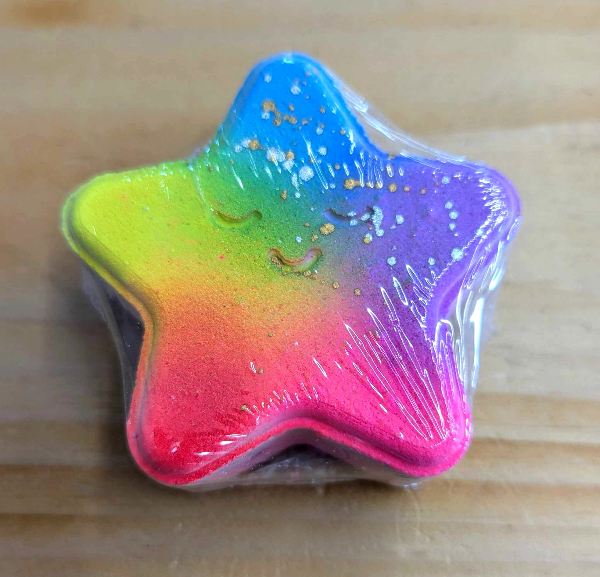 Bombe de bain effervescente - Petite Étoile - Tranche de fruits